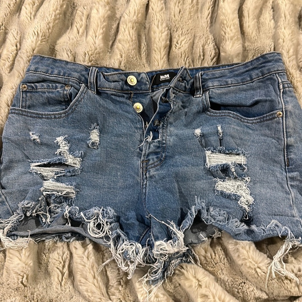 I&M Black Label jean shorts size large